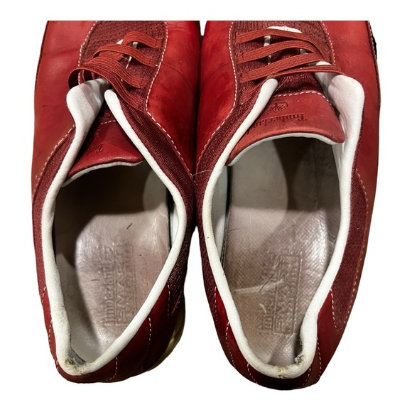 Vintage red leather timberland shoes, size 10 - Picture 7 of 12